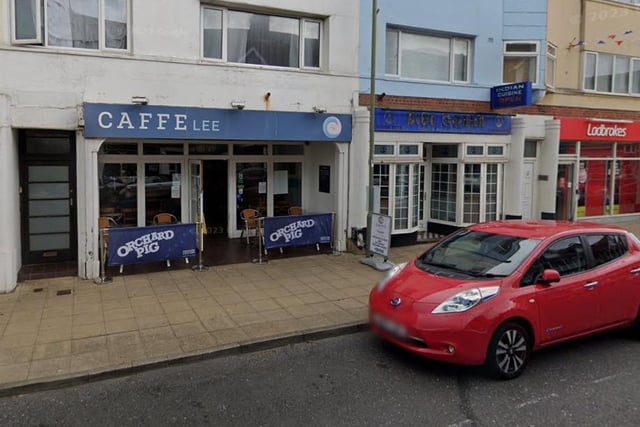 Caffe Lee, Lee-on-the-Solent, is a brilliant spot if you are looking for a dog friendly spot in the area.