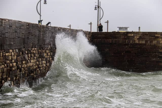 Storm in Southsea and Old Portsmouth.Picture: Habibur Rahman