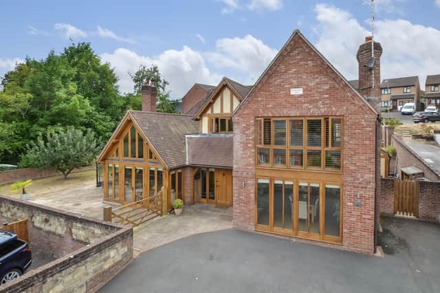 This five bedroom detached house is on the market at a £950,000 guide price. It is listed by Fine and Country.