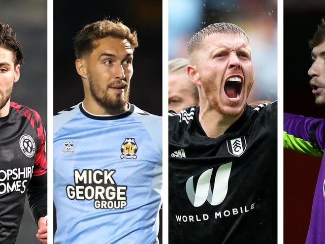 League One free agents this summer (from left) Luke Leahy, Sam Smith, Alfie Mawson and Toby Savin