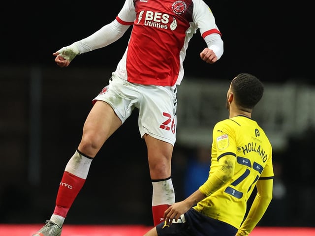 Following his red card against Millwall in the EFL Trophy, Johnson was loaned to Fleetwood for the entirety of the season. Since joining the Cod Army, he's been an evergreen by making 35 league appearances as Stephen Crainey's side maintained their League One status.   Picture: Richard Heathcote/Getty Images