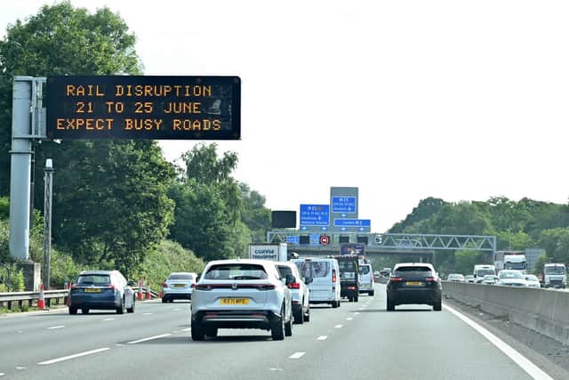 Delays on the M3 are expected for the rest of the day and overnight. Picture: JUSTIN TALLIS/AFP via Getty Images.