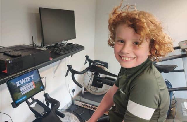 Evan Mitchell, 9 from Bedhampton, is taking on an epic cycle to raise money for Children in Need