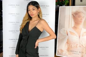 23-year-old Cabrini Roy, from Fareham, who has just launched her new fashion brand. 