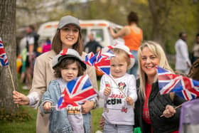 Pictured: Connie Alison, three-year-olds Indy and Sienna and Samantha Beaven at Victoria Park, Portsmouth