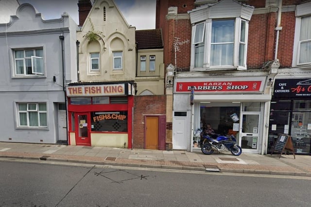 The Fish King, a takeaway at 72 Kingston Road, Portsmouth was also given a score of four on August 17.
