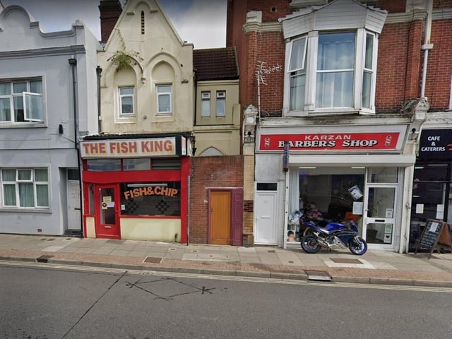 The Fish King, a takeaway at 72 Kingston Road, Portsmouth was also given a score of four on August 17.