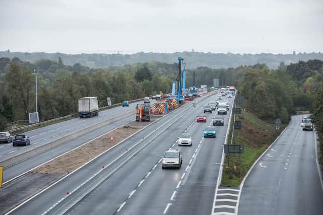 The M27 was brought to a standstill