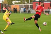 Jack Lee, left, came off with a hamstring injury at Stoneham in the Russell Cotes Cup last  night. Picture: Keith Woodland