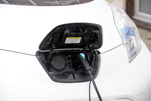 An on-street charging point in Portsmouth. Picture: Sarah Standing (080319-2396)