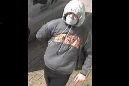 Police want to speak to this man. Pic Hants police