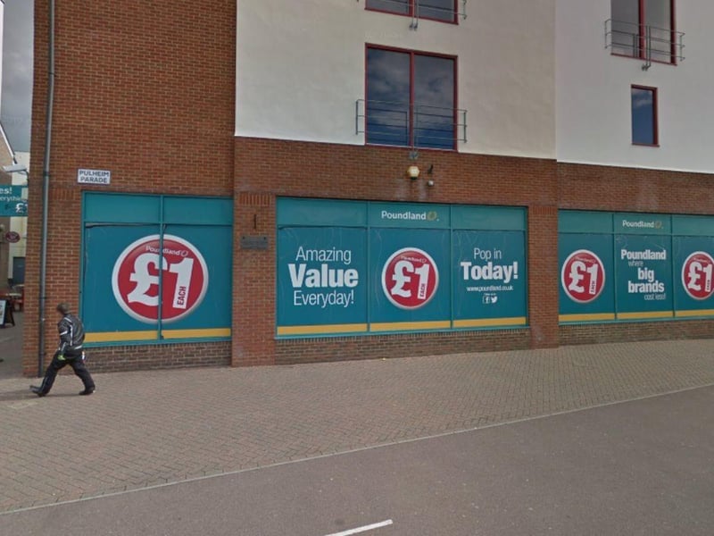 Fareham's poundland will shut and relocate next month.