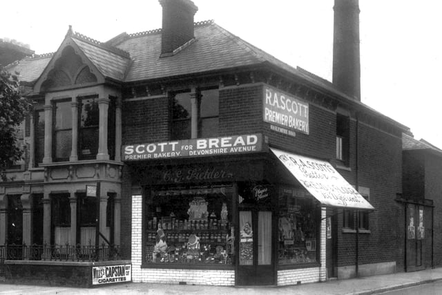 Scotts Bakery on the corner of Haslemere Road and Devonshire Avenue. It is now a residential home.