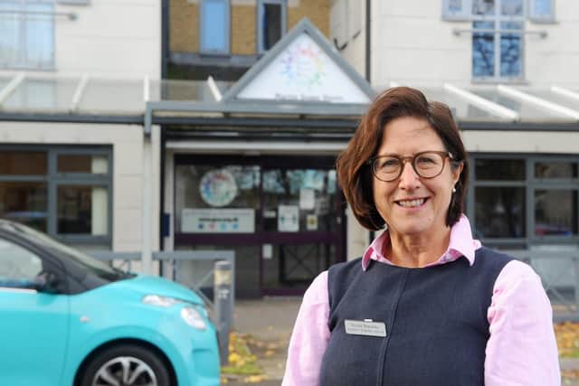 Nicky Staveley (64), Gosport Voluntary Action chief officer who is retiring after five years in the role and 25 years with Gosport Voluntary Action.
Picture: Sarah Standing (031120-7557)