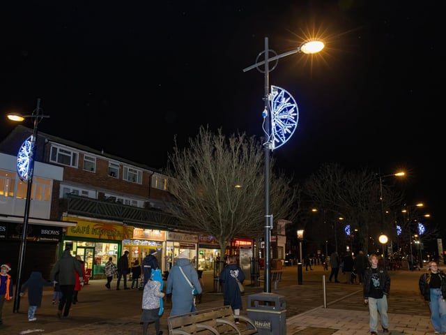 Hundreds of people attended the Waterlooville Christmas light switch on Thursday, November 29.  Photos by Alex Shute