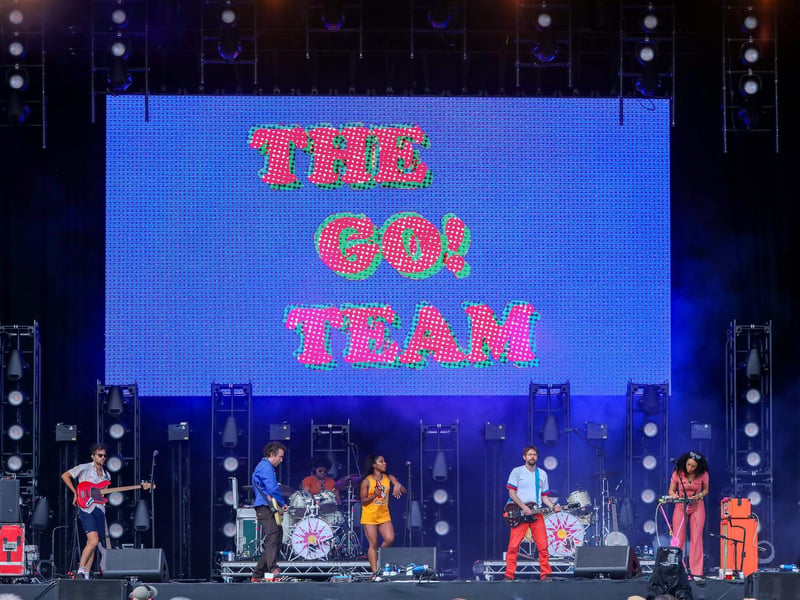 The Go! Team performing at Victorious
Picture: Chris Moorhouse (jpns 270823-044)