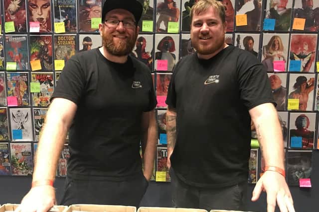 Callum Wilson and his business partner John Craddock started their online business in 2018 after they found a passion for offering comics at a reasonable price. 
The comic world also helped Callum after he left the army.