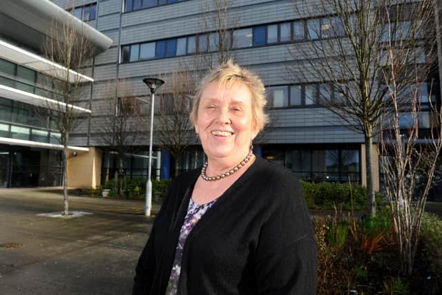 Penny Wycherley, interim principal of Highbury College and CEO-designate of the new City of Portsmouth College
Picture: Sarah Standing (280120-6332)