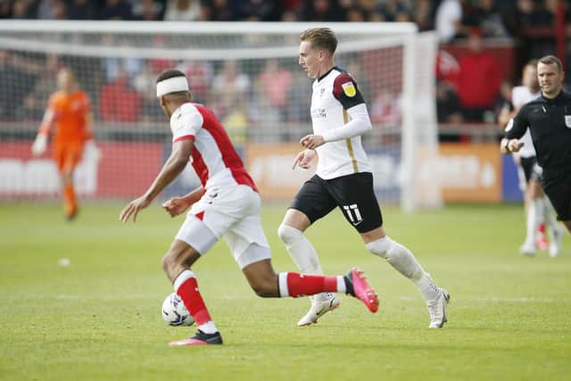 Blackburn could step up their interest in Ronan Curtis should the sale of Adam Armstrong to Southampton go through. Picture: Paul Thompson/ProSportsImages