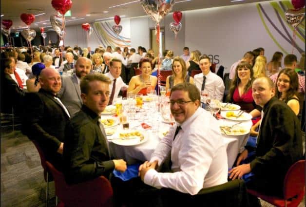 Guests enjoying David Brown's memorial ball