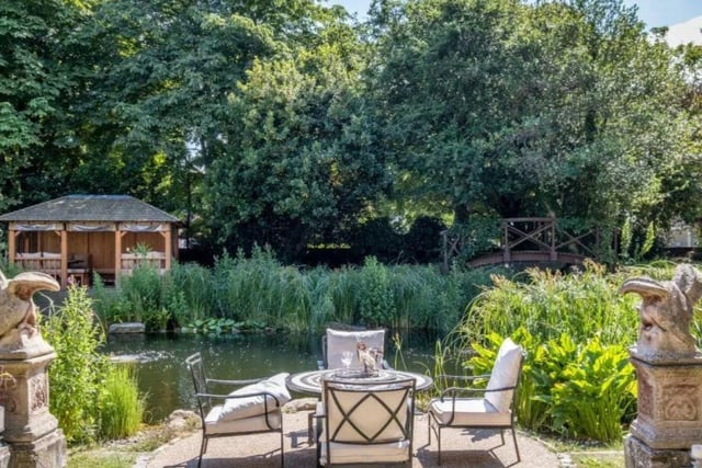 The listing says: "Originally Brankesmere House was built and became the family home for Sir John Brickwood, proprietor of the Brickwoods brewing business, and would have been about 10,000 sqft (900sqm) in floor area with extensive grounds."