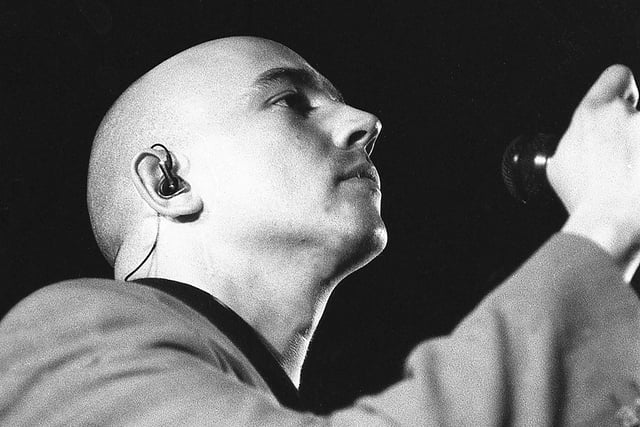 Sice, the singer with The Boo Radleys, at The Pyramids in Portsmouth in the 90s