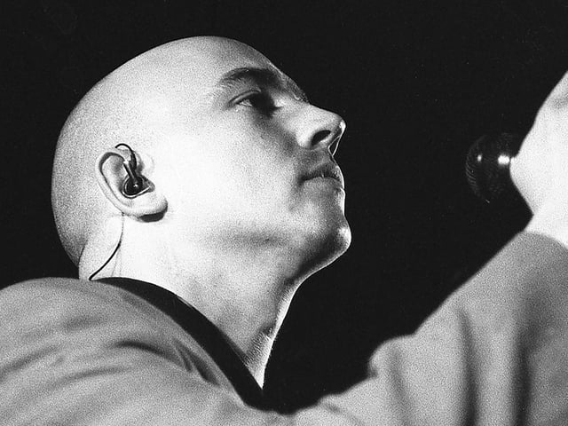Sice, the singer with The Boo Radleys, at The Pyramids in Portsmouth in the 90s