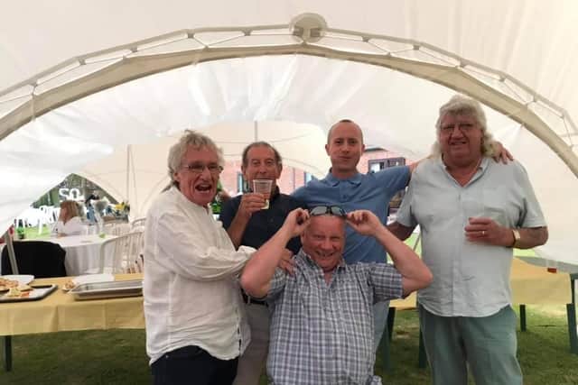 Davies International marked its 50th year in business. Left to right: Micky Hughes, Mick Long, Steven Davies, Cliff Luxton, Ian Birnie