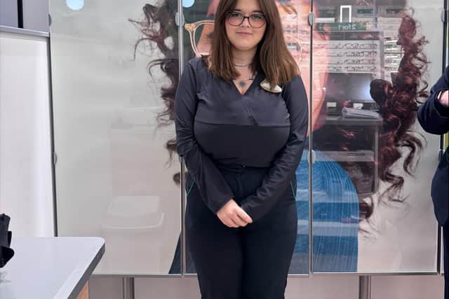 Molly-May wants to become a Dispensing Optician