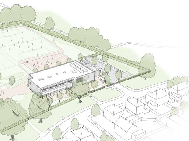 An artist's impression of the new school. Picture: Contributed