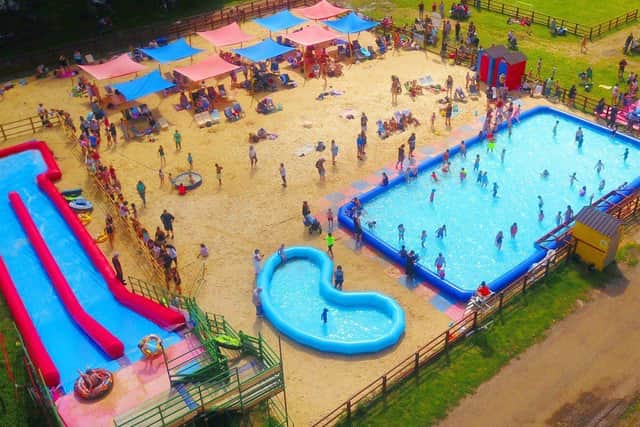 510 tonnes of cleaned sand were used in creating 'The Beach' at 4 Kingdoms Adventure Park