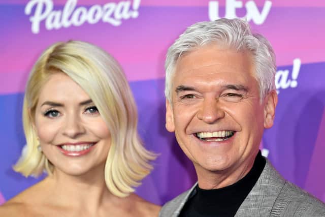 Holly Willoughby and Phillip Schofield were accused of jumping the queue at the Queen's lying-in-state. Picture: Gareth Cattermole/Getty Images.