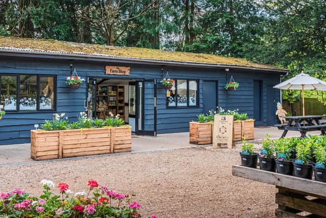The farm shop at Staunton Country Park