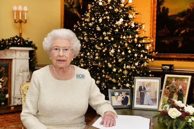 The Queen's Christmas message will be broadcast at 3pm. 