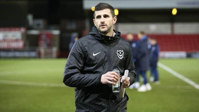 John Mousinho made it successive wins since taking over Pompey, following a 2-0 victory at Fleetwood. Picture: Craig Galloway/ProSportsImages