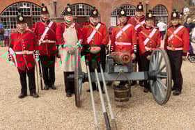Pictured is: The Fort Cumberland gun crew.

Picture: Keith Woodland (110921-96)