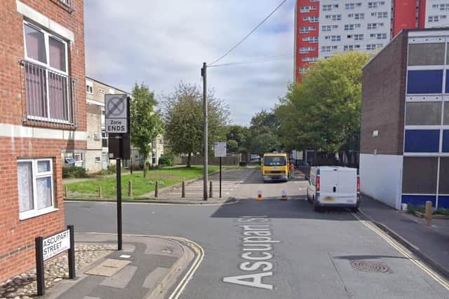 It was reported that the stabbing took place on the junction of Ascupart Street and Golden Grove. Picture: Google Street View