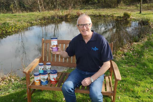 Dr David Pool, owner of Fish Science based in Shirrell Heath.Picture: Sarah Standing (290321-5751)