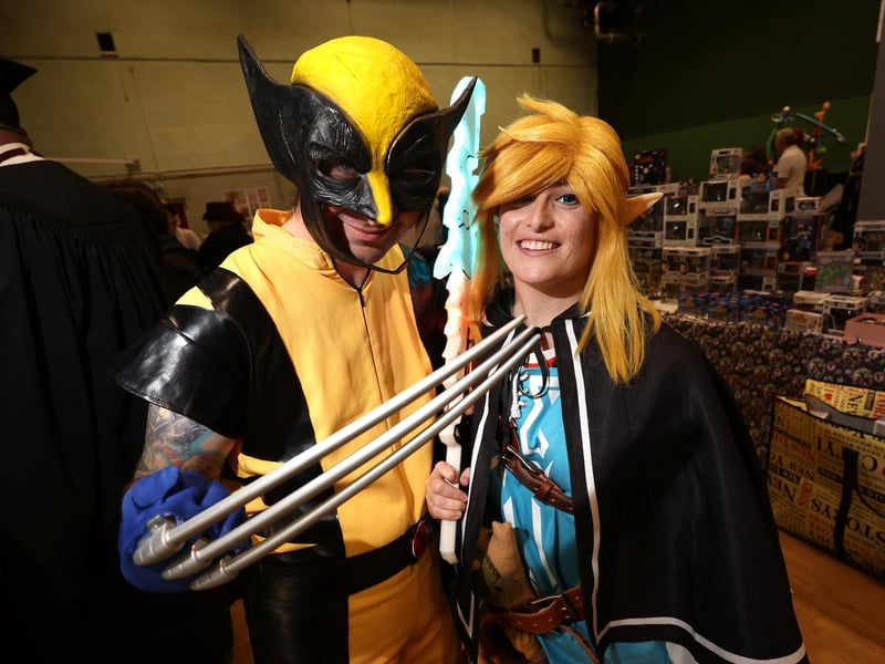 Pictured is (L-R) Sam Devine and Chloe Edwards.