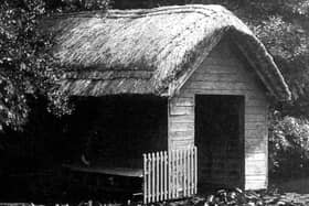 The boathouse, Leigh Park Gardens. Picture: George Barrett collection.
