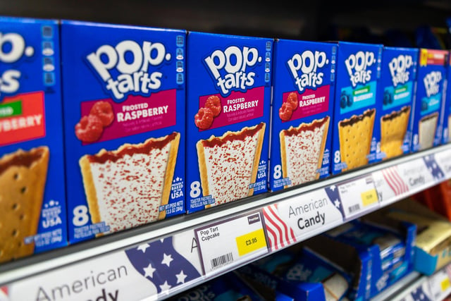 Pop Tarts, a popular breakfast pastry from America, are sold here in every flavour. Picture: Mike Cooter (161221).