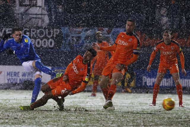 Pompey lost 3-2 to Luton in 2018-19. Picture: Joe Pepler/Digital South.