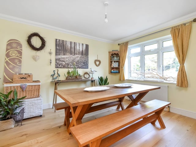 Wisteria House, a four bedroom detached home, is on sale for £775,000. It is listed by Fine and Country.