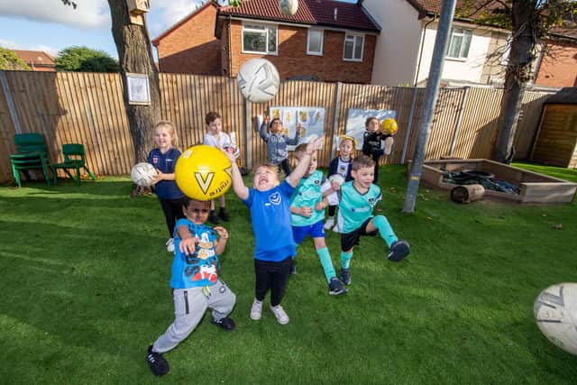 Reception class, year 1 and year 2 pupils putting their skills to the test at Manor Infant and Junior School, Portsmouth Picture: Habibur Rahman
