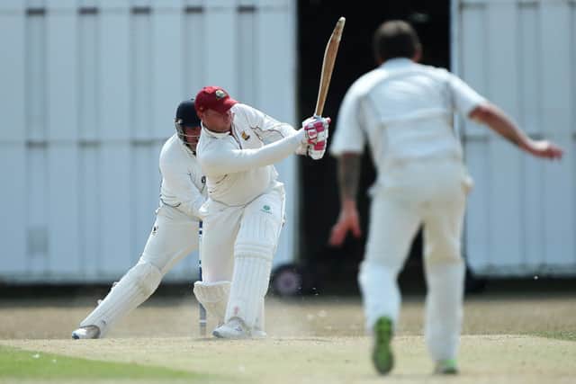 Charlie Pennicott scored vital runs for Gosport Borough in their win against Purbrook. Picture: Chris Moorhouse
