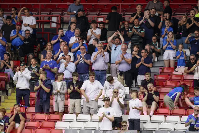 837 Pompey fans made the trip to the Valley.