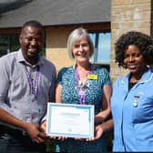 Solent NHS Trust staff with the Pastoral Care Quality Award