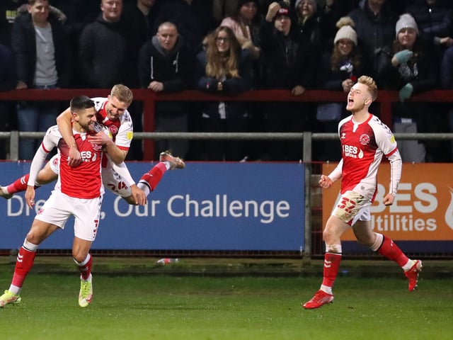Result: Shrewsbury 1-1 Fleetwood (05-02-2022)
Picture: Lewis Storey/Getty Images