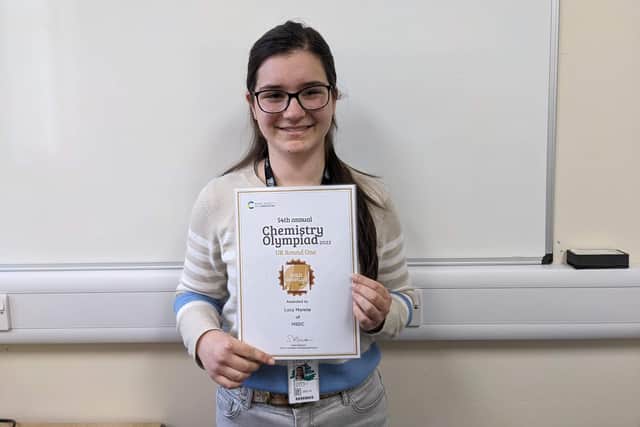 Chemistry Olympiad Lucy Mannie.