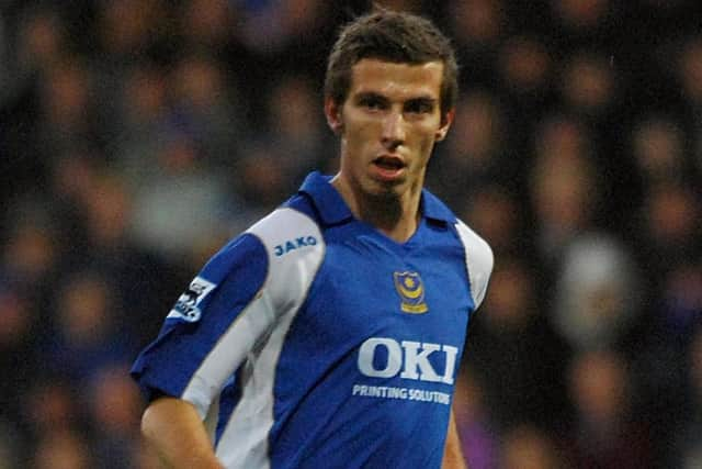 Gary O'Neil during his Pompey playing days.